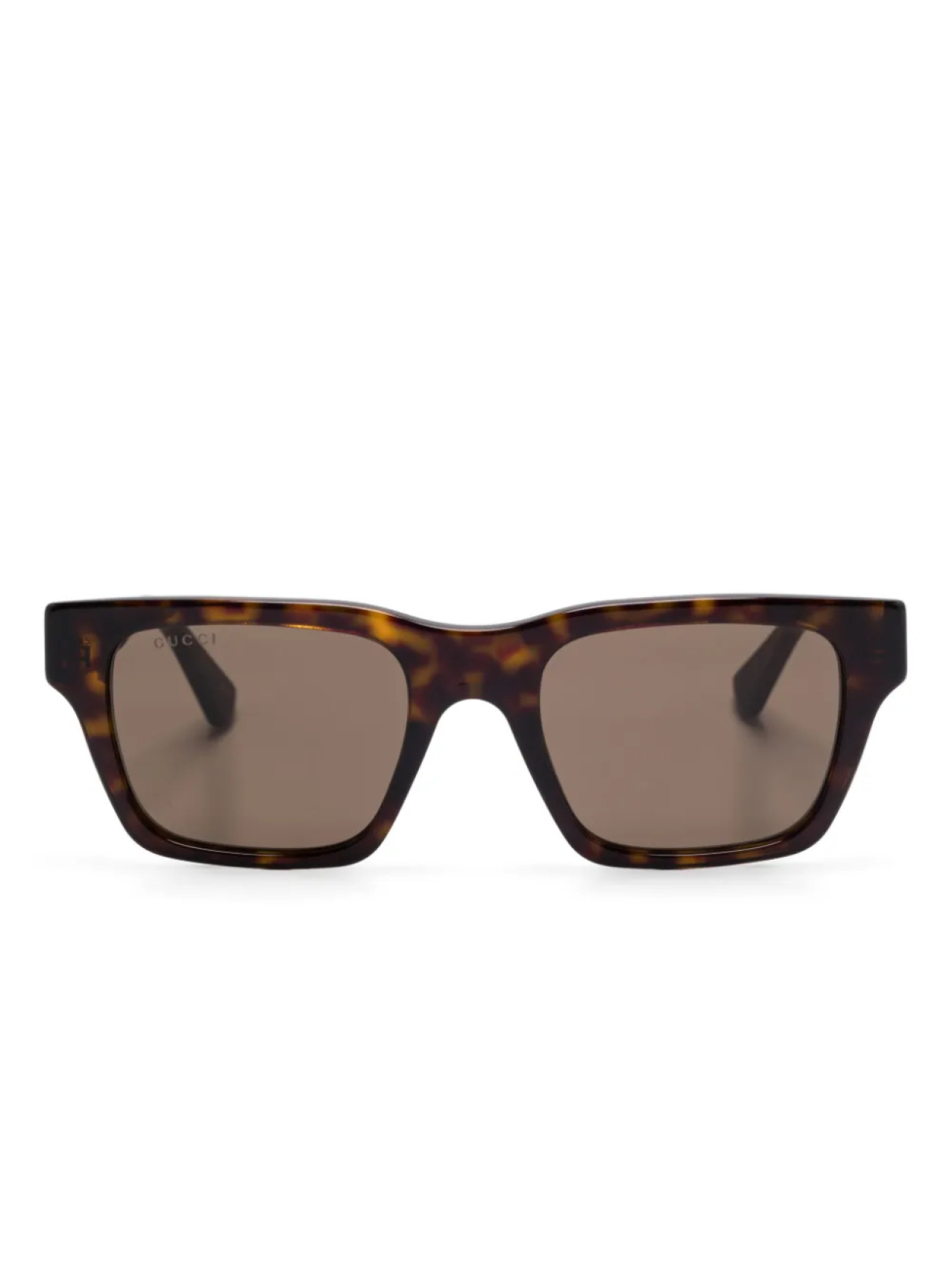 

Gucci Eyewear солнцезащитные очки в квадратной оправе, коричневый