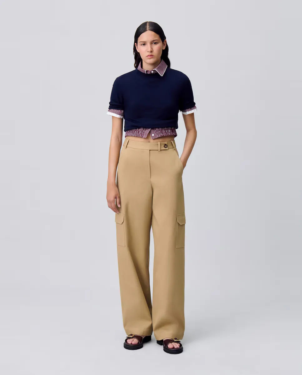 

Женские брюки карго Claudie Pierlot, коричневый