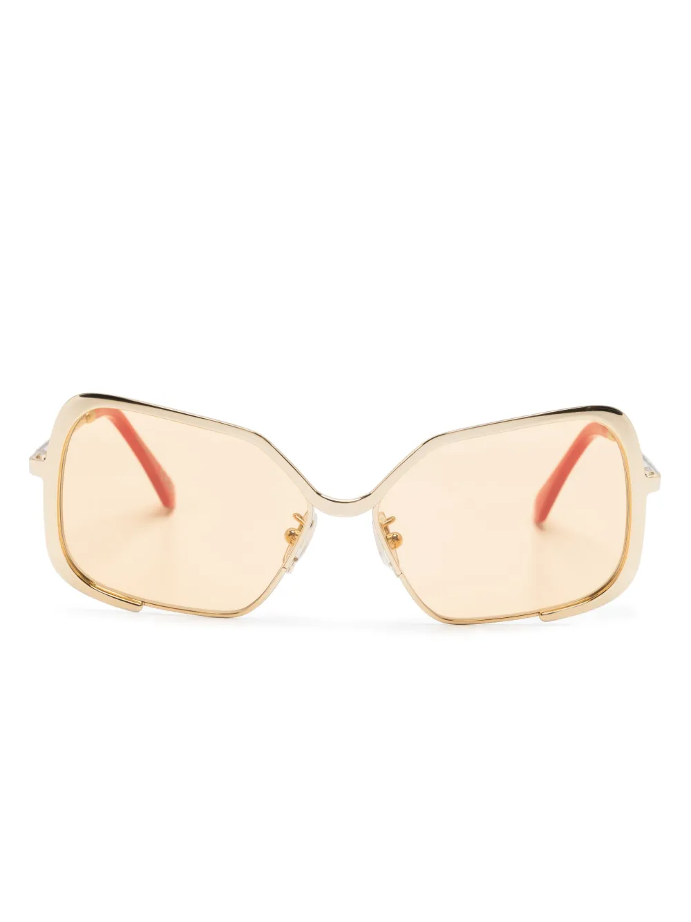 

Солнцезащитные очки Unila в квадратной оправе Marni Eyewear, золотой
