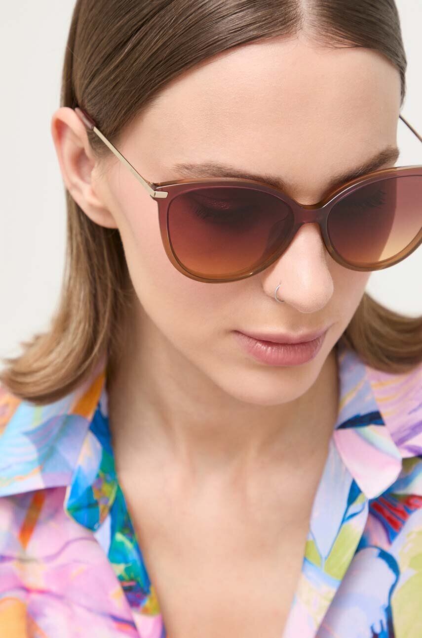 

Солнцезащитные очки Michael Kors, коричневый