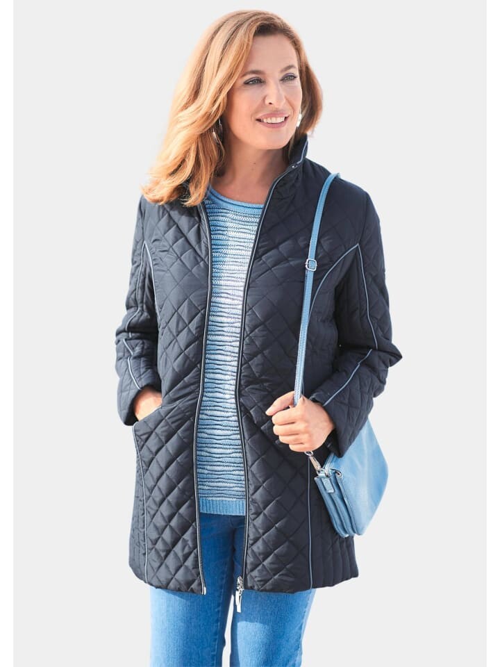 

Стеганая куртка GOLDNER Longsteppjacke, цвет dunkelblau/blau