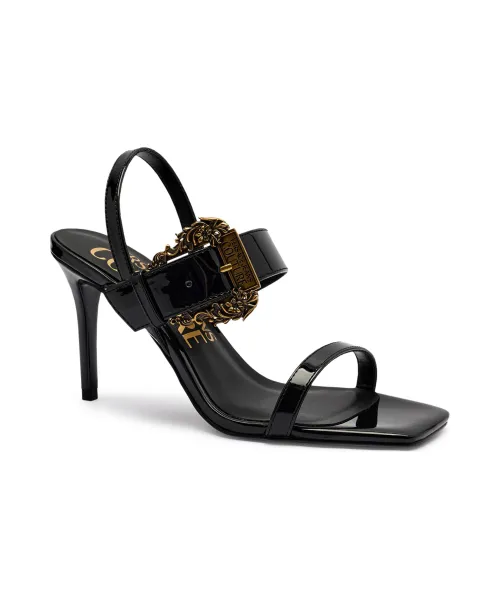 Босоножки на шпильке с подошвой Emily, дис. s71 Versace Jeans Couture, черный