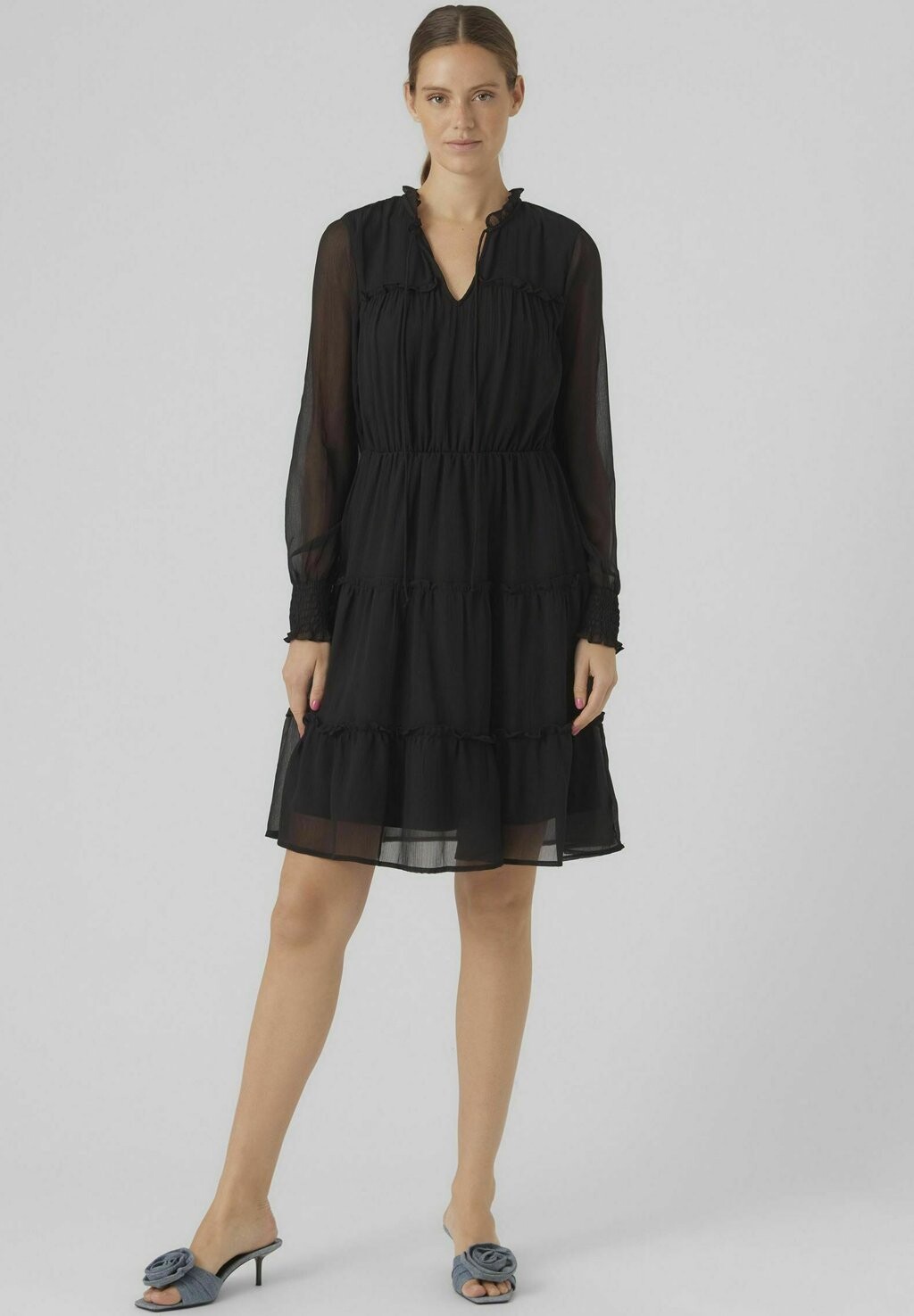 

Дневное платье VMVANESSA LS ABK EXC Vero Moda, черный