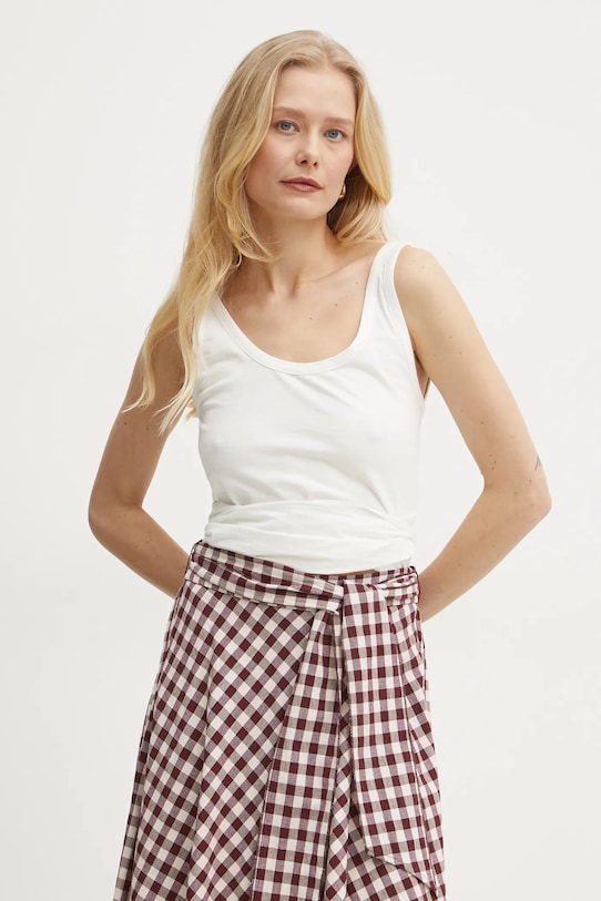 

Хлопковая майка Forte Forte, белый