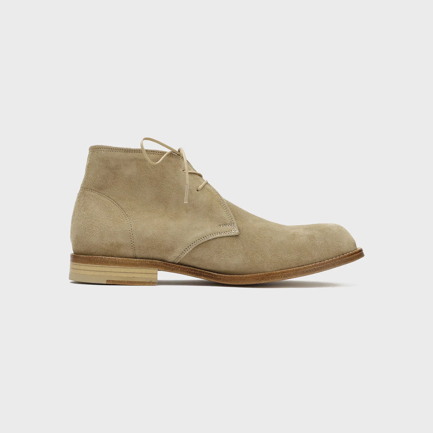 Мужские замшевые чакка-бутсы 2700 Ash Beige Suede от Firenze.A — фото 4