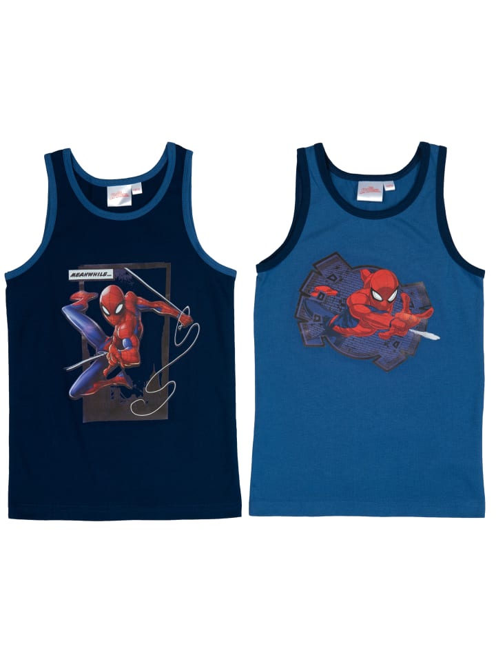 

Майка Spiderman, синий