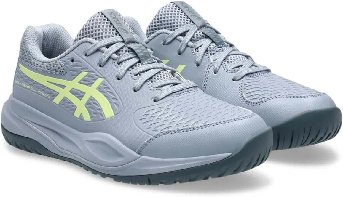 Кроссовки для тенниса ASICS, цвет Grey Blue/Pistachio — фото 2
