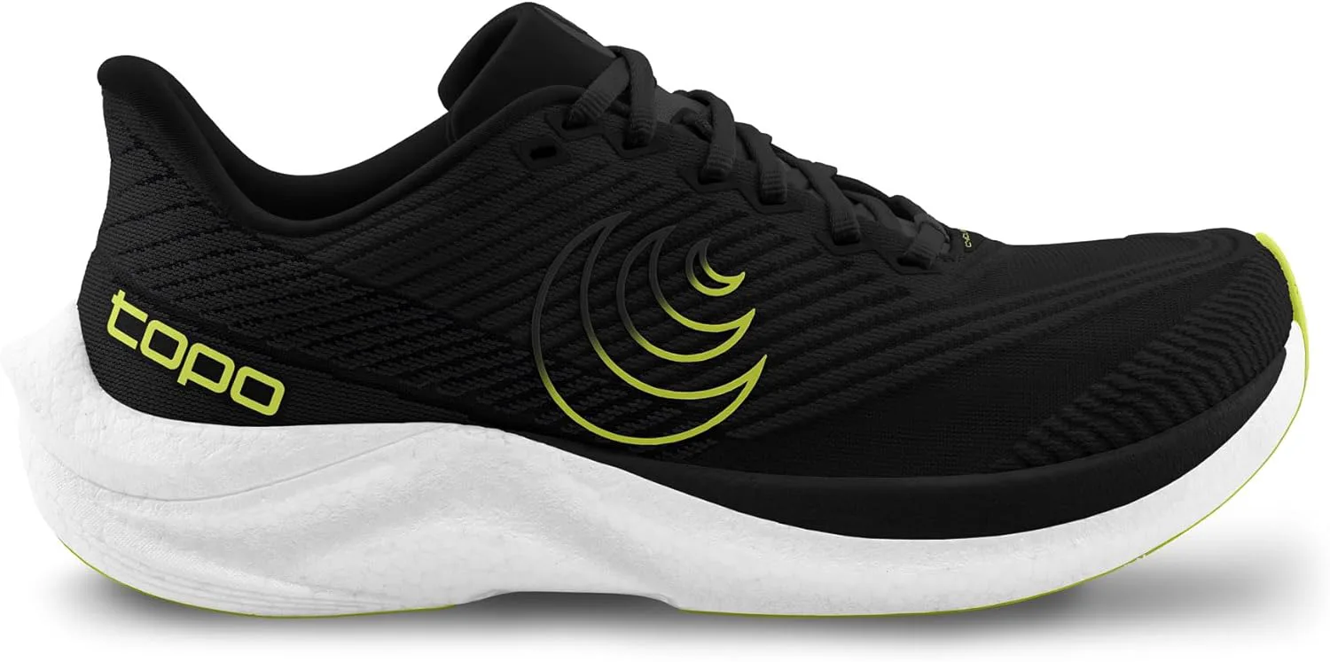 Мужские кроссовки Topo Athletic Cyclone 3 с легкой конструкцией и удобной посадкой, перепад 5 мм, для бега по дороге, черный — фото 3