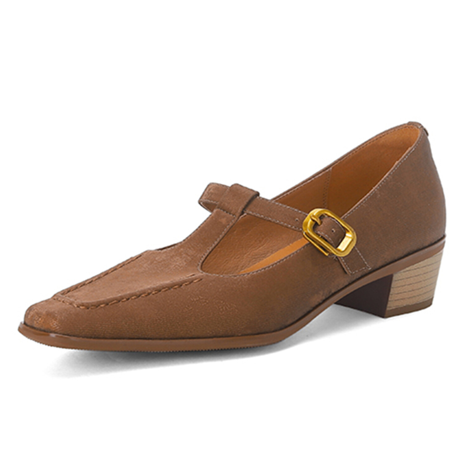 

Туфли Мэри Джейн женские Flowerskam, цвет Yellow Brown
