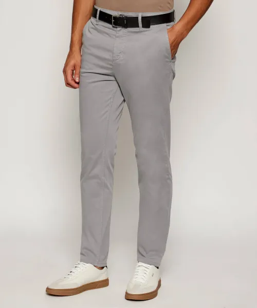 

Брюки чинос Tapered fit Boss Orange, серый