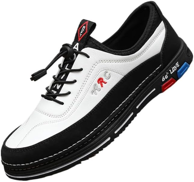 

Мужские повседневные дышащие туфли большого размера - комфорт на все сезоны для ежедневных поездок и делового стиля Spkfhd, белый