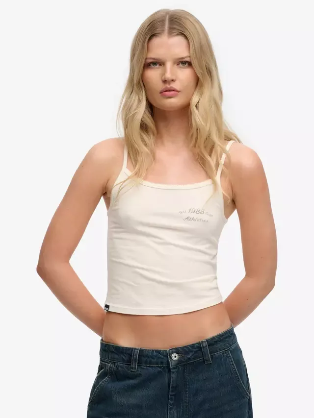 Топ Athletics Essentials, цвет пустынная слоновая кость Superdry
