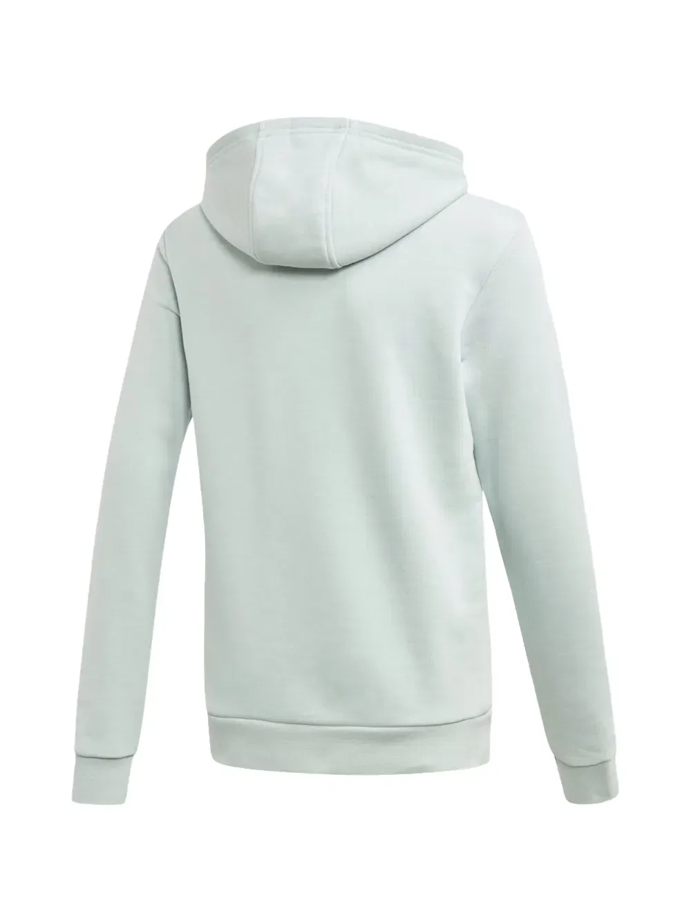 Худи с трилистником Adidas Kids, зеленый — фото 2