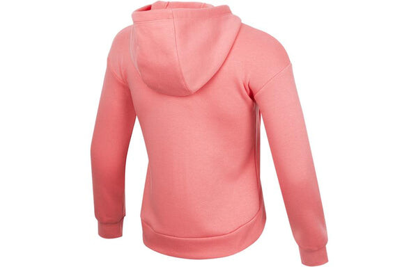 Толстовка (GS) Nike Solid Color Logo Embroidered Zipper Jacket Boy Girls Pink, розовый — фото 2