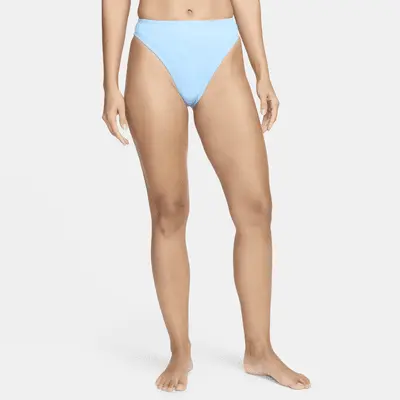 

Плавки Nike Women's High-Waisted Bikini Swim Bottom, цвет Aquarius Blue