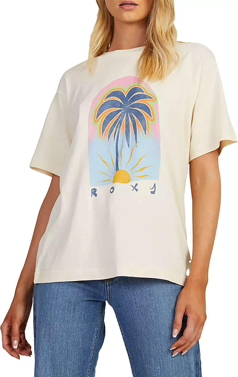 

Женская футболка Roxy с коротким рукавом To The Sun, цвет Natural