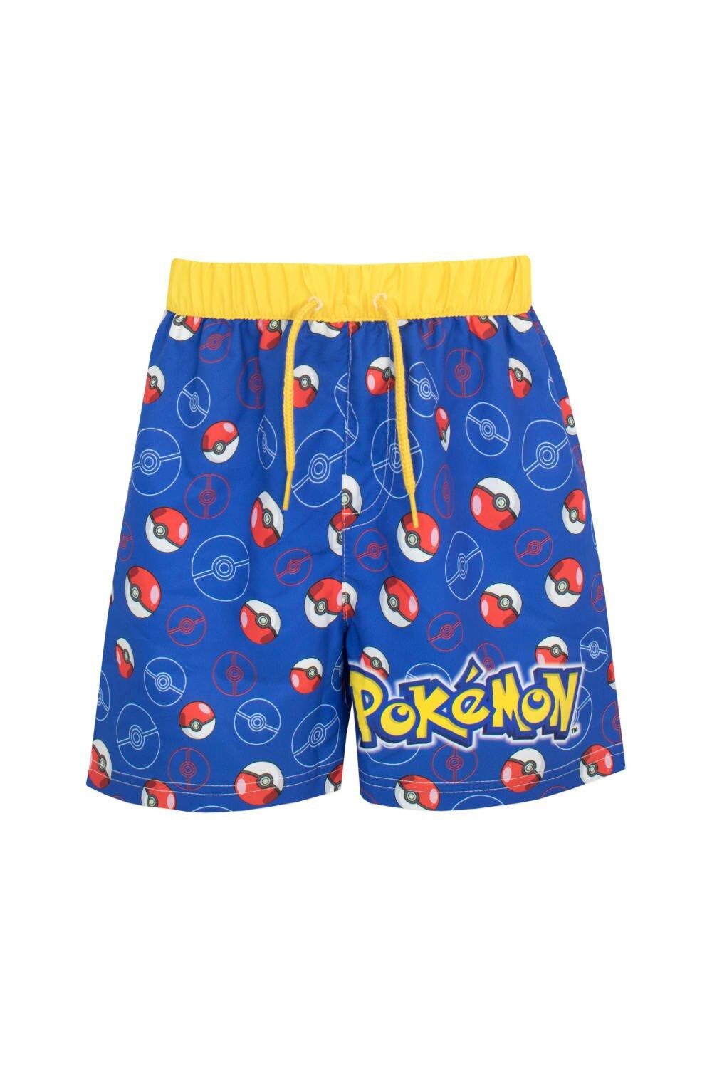 

Шорты для плавания с покеболом Pokemon, синий