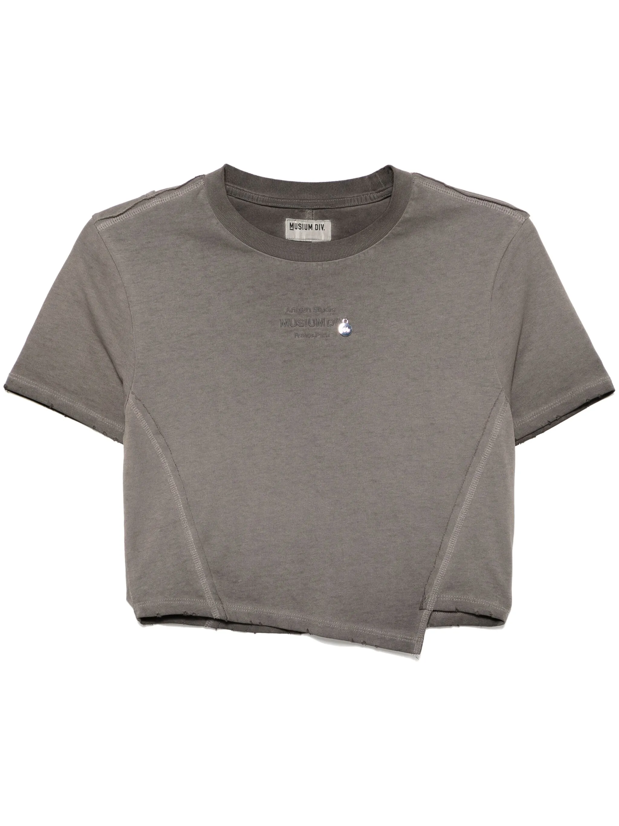 

Укороченная футболка Musium Div., серый