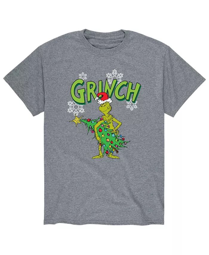 

Мужская футболка Dr. Seuss The Grinch AIRWAVES, серый