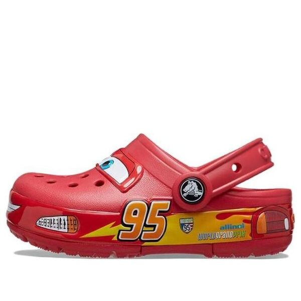 

Кроссовки lightning mcqueen light up clogs 'red' Crocs, красный