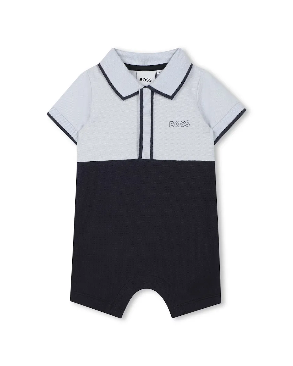 

Черный комплект для мальчиков с короткими рукавами BOSS Kidswear, чёрный
