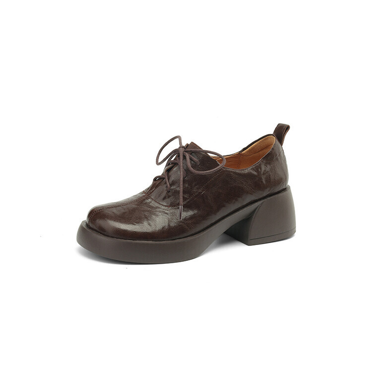 

Туфли женские повседневные Women's Casual Shoes Women's Mid-Top Zi Xiao, черный