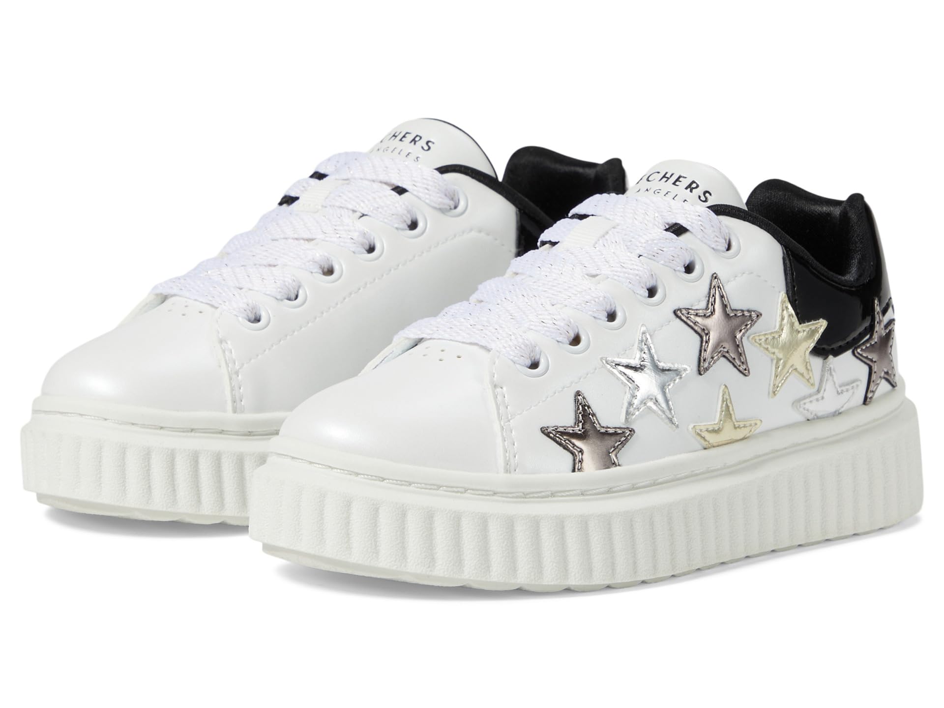 

Кроссовки SKECHERS KIDS Hi Ridge - Superstardom 310290L, цвет White/Black/Gold