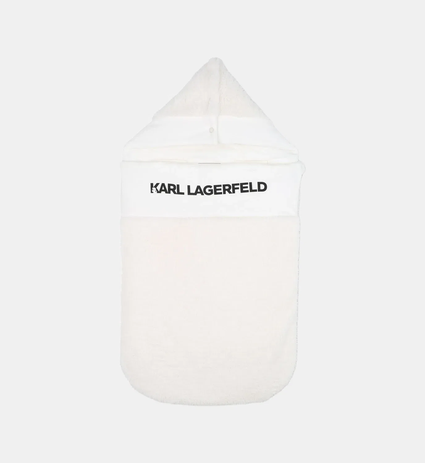 Флисовый конверт для новорожденных Karl Lagerfeld Kids, бежевый