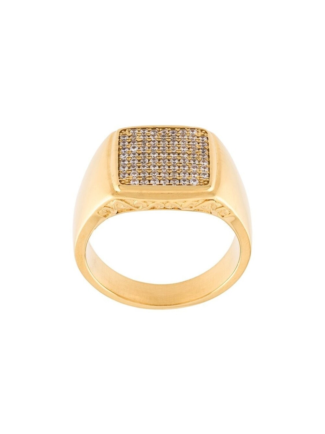

Декорированный перстень Nialaya Jewelry, желтый