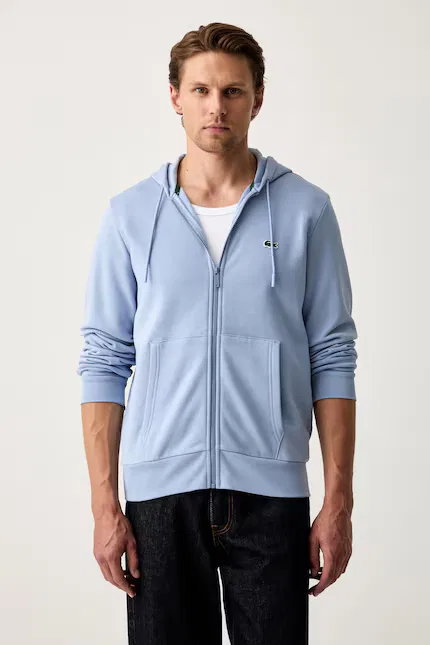 Олимпийка с капюшоном Lacoste, синий