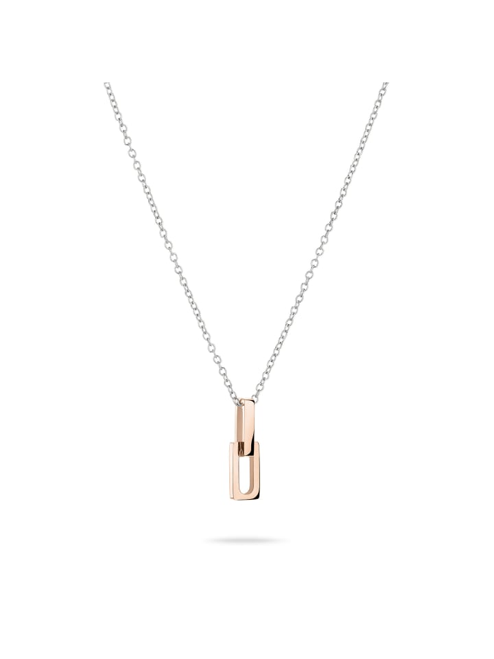 

LIEBESKIND BERLIN Колье Mini Link в двухцветном исполнении из серебра и розового золота