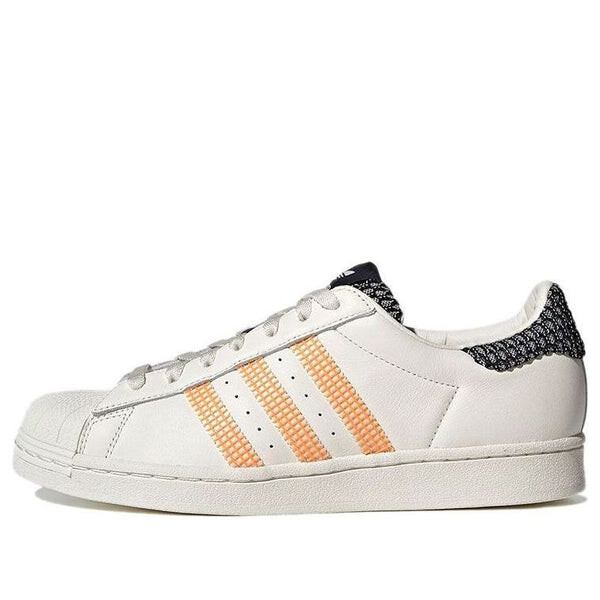 

Кроссовки superstar 'off white orange rush' Adidas, бежевый