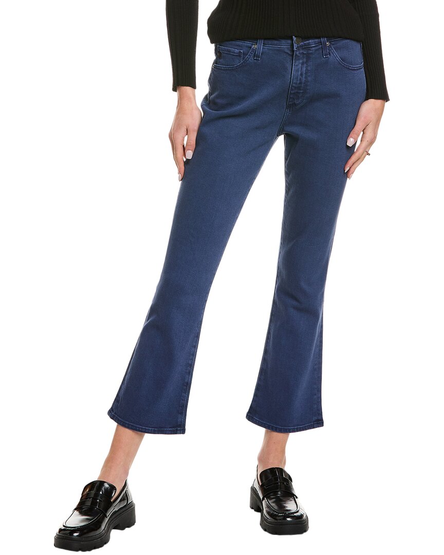 

Джинсы AG Jeans Jodi Sulfur Bright Indigo High-Rise Slim Flare Crop Jeans