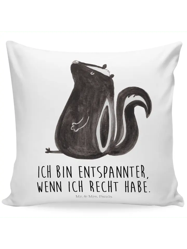 

Подушка Mr. & Mrs. Panda, белый