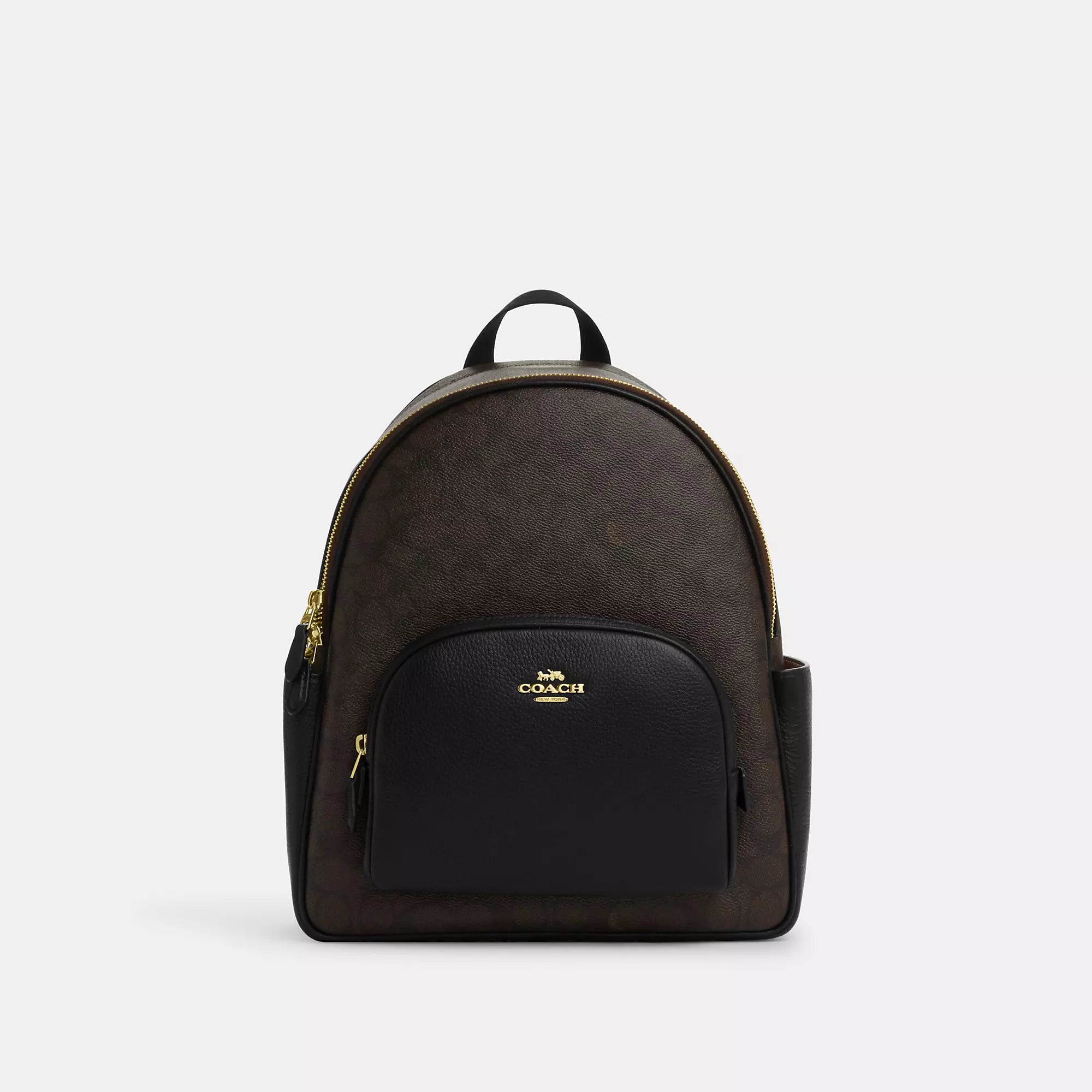 

Coach Outlet Рюкзак Court из фирменной ткани, золотой/черный