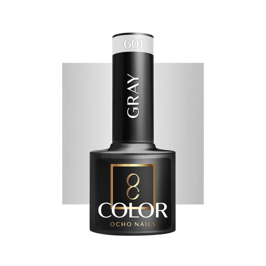 

OCHO NAILS Гибридный лак для ногтей серый 601 -5 г Active Shop