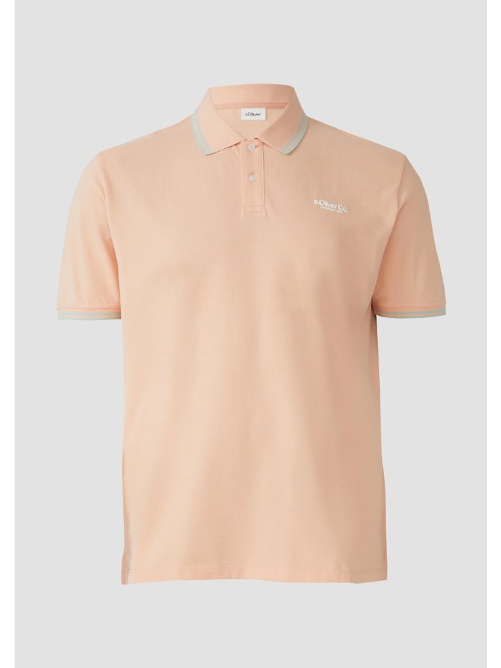 

s.Oliver Рубашка поло в 2018 году_папайя, Хаки, s.Oliver Рубашка поло в 2018 году_папайя