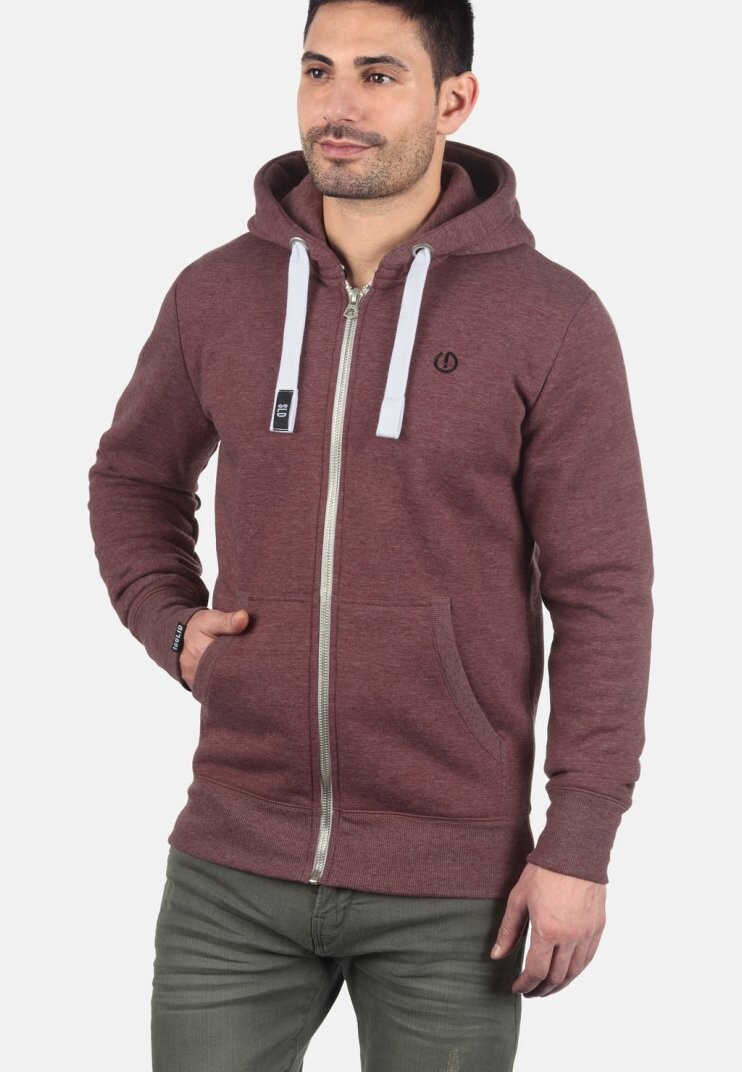 

Толстовка на молнии Seven Zip Solid, цвет wine red