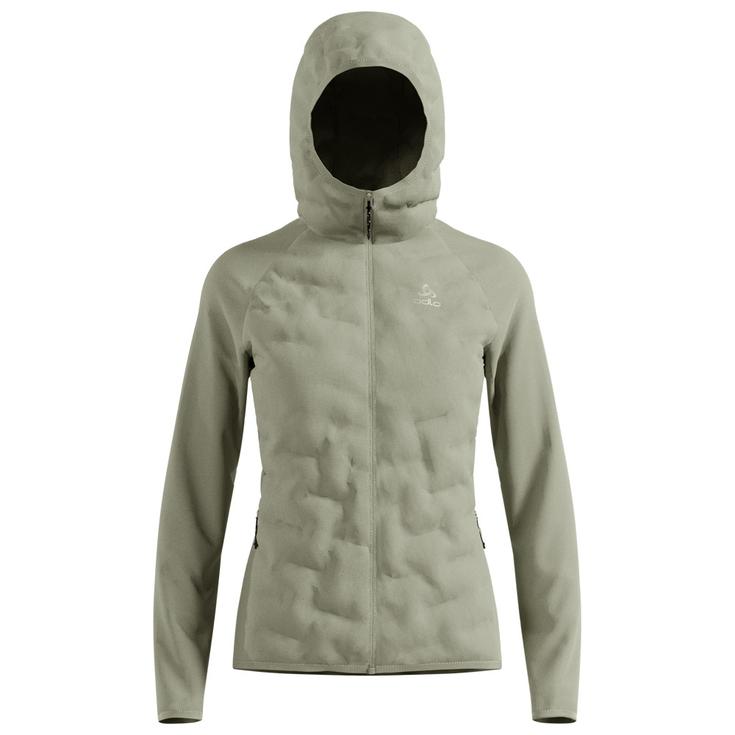 

Куртка для беговых лыж с утеплителем Zeroweight, толстовка среднего слоя с застежкой-молнией и тенью - размер XS Odlo