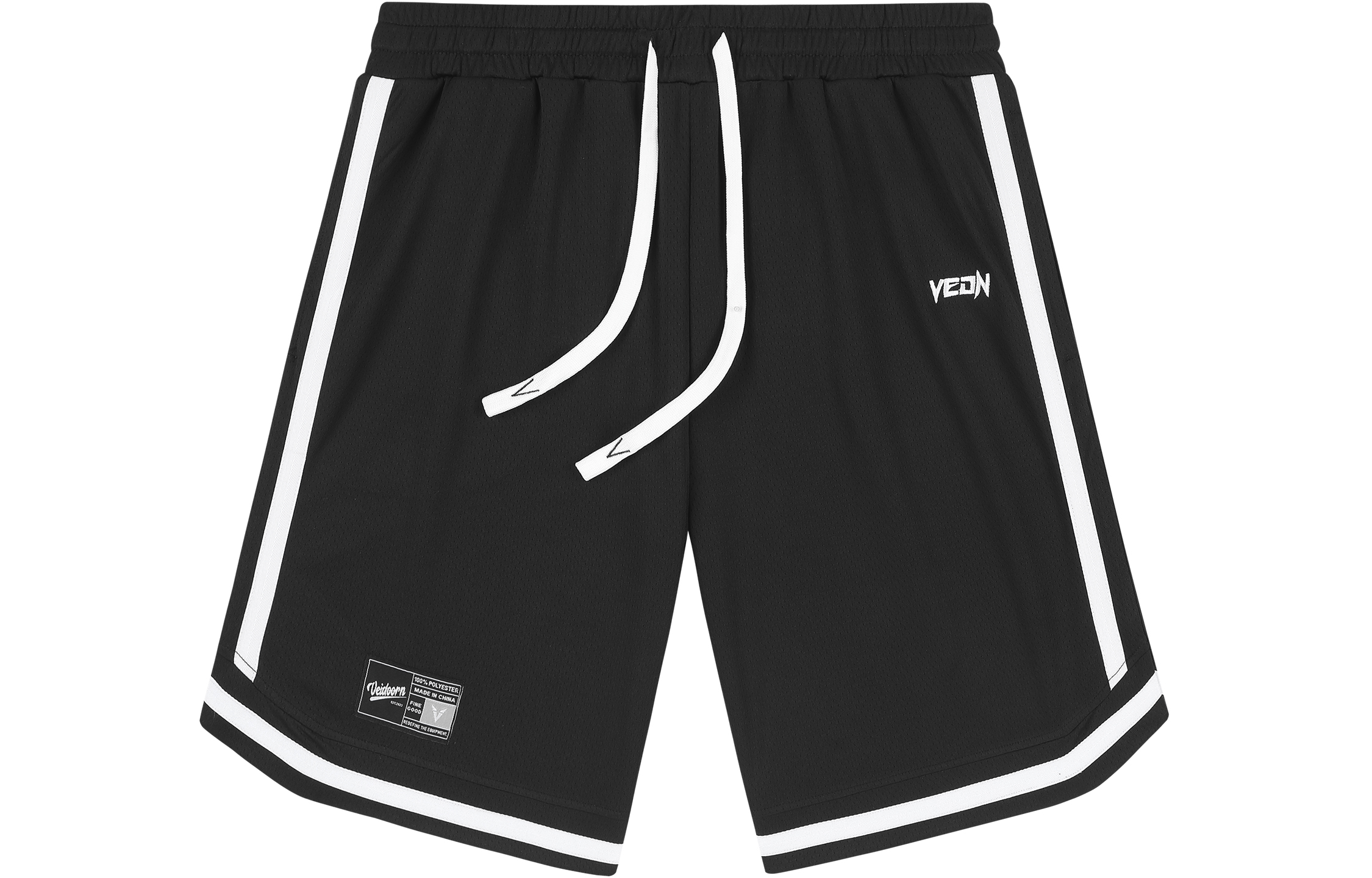 

Баскетбольные шорты унисекс VEIDOORN, Graphite Black+Basketball Socks