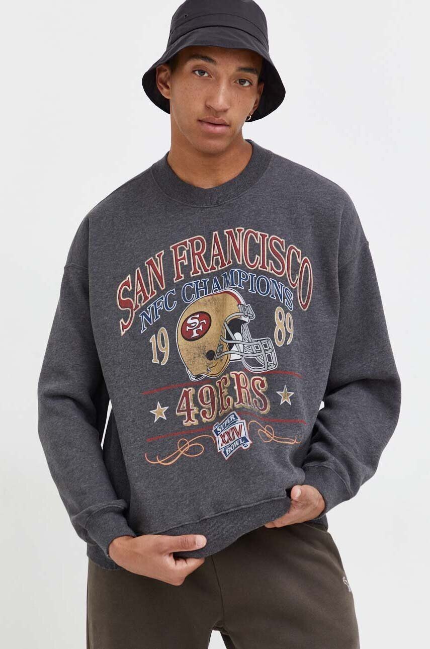 

Толстовка Abercrombie & Fitch x NFL, серый