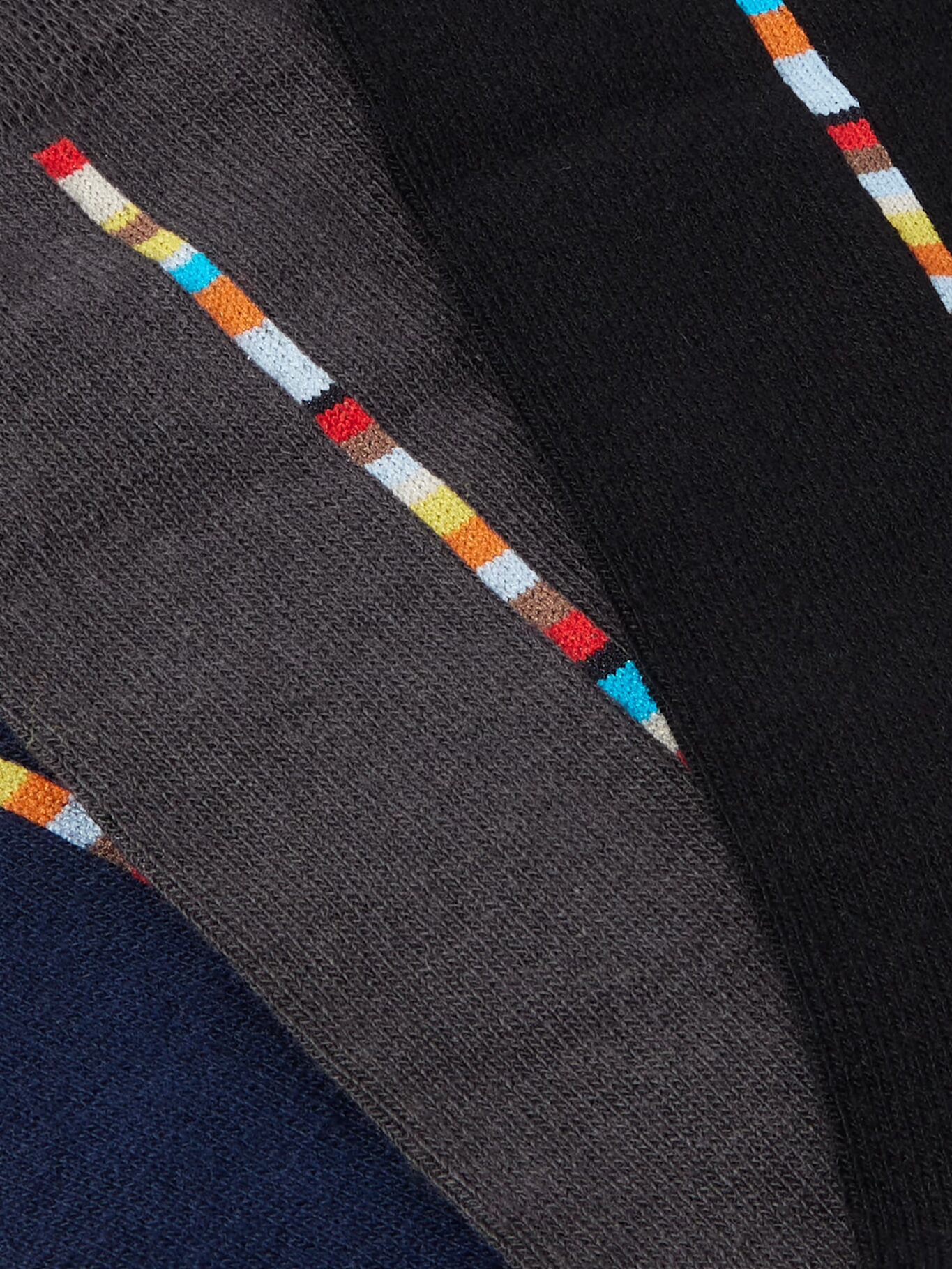 

Упаковка из трех полосатых носков из органического хлопка PAUL SMITH, серый