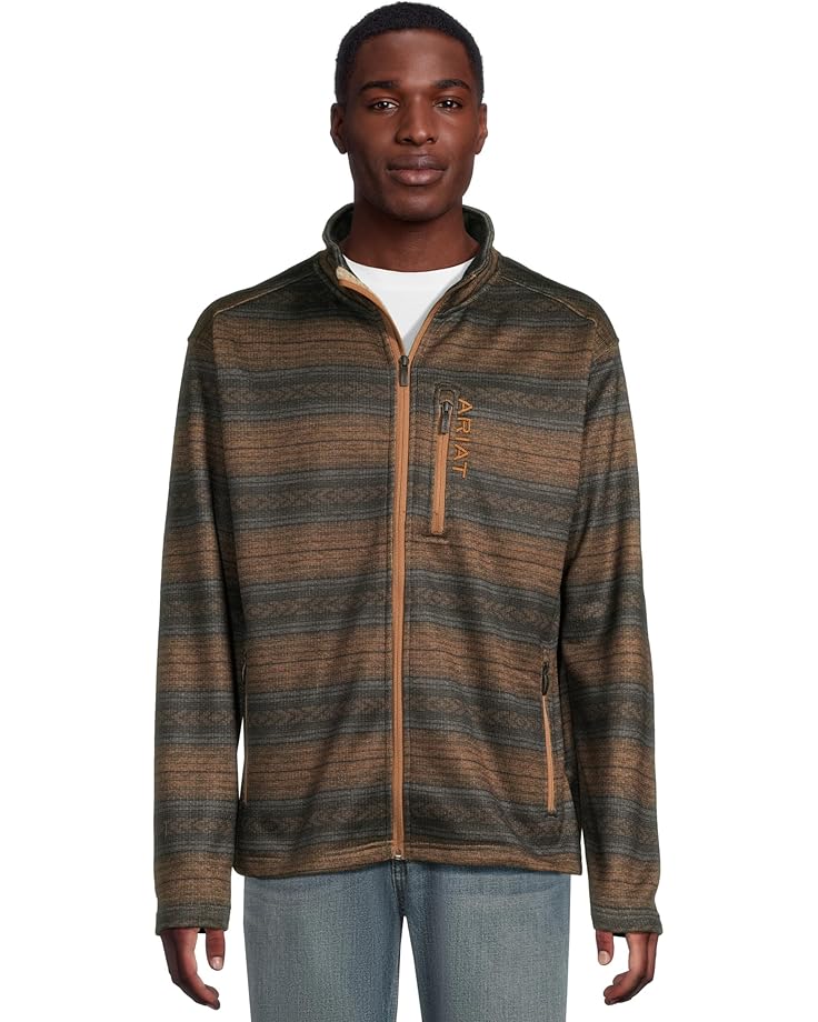 

Мужской свитер с молнией Ariat Caldwell, Light Brown Southwest