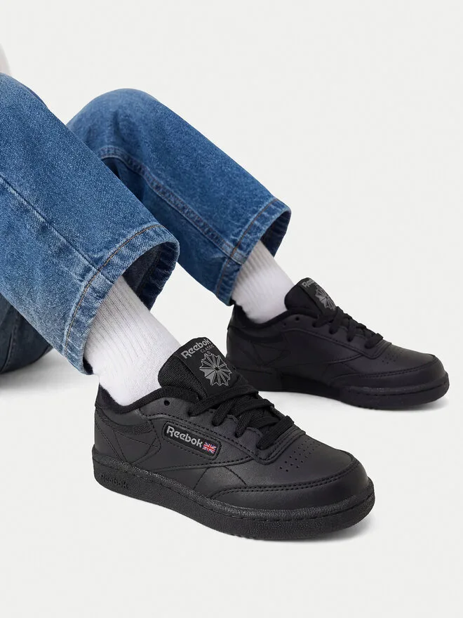 Reebok Кроссовки EO-CLUB C 100000001 черные — фото 2
