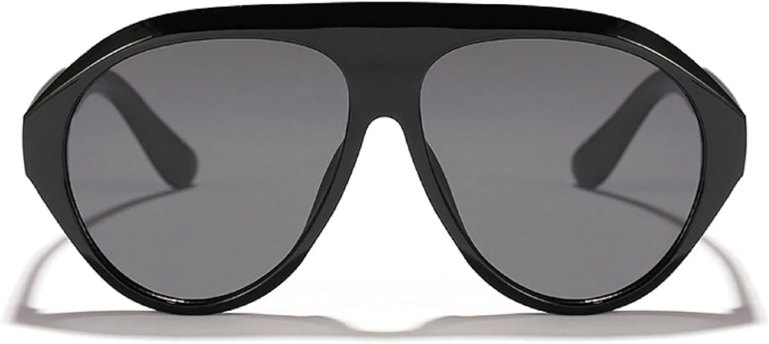 

Модные овальные солнцезащитные очки-пилот 2024 года для женщин и мужчин, ретро-очки с увеличенной оправой, трендовые модели, защита от ультрафиолета UV400 mincl, C2