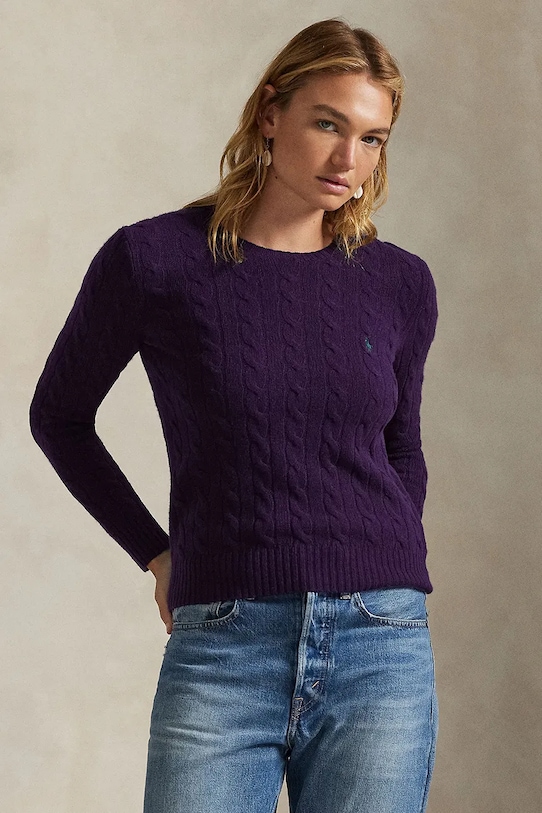 

Свитер Polo Ralph Lauren, фиолетовый