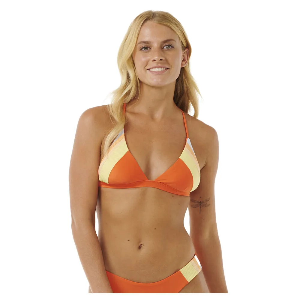 

Топ бикини Rip Curl Tide Revival Crossback Triangle, оранжевый