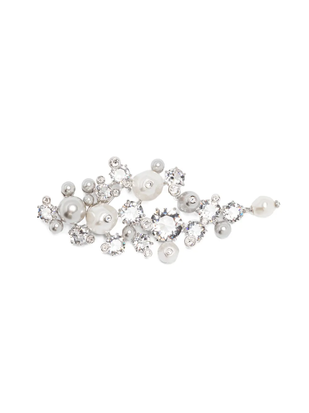

Брошь с кристаллами Swarovski, серебряный