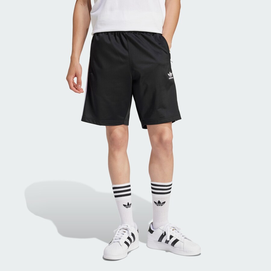 Брюки свободного кроя ADIDAS ORIGINALS Adicolor Firebird, черный — фото 2