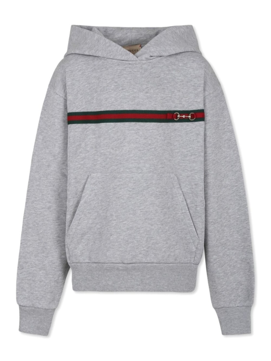 

Gucci Kids толстовка с капюшоном Web Horsebit из хлопка